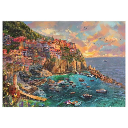 Puzzle Malowane Manarola 2000 elementów