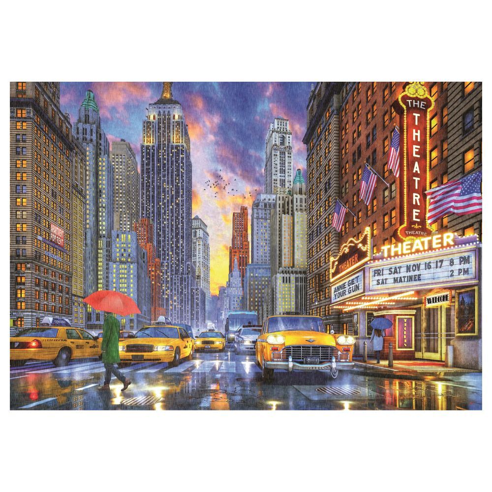 Manhattan Puzzle im Regen (2000 Teile)