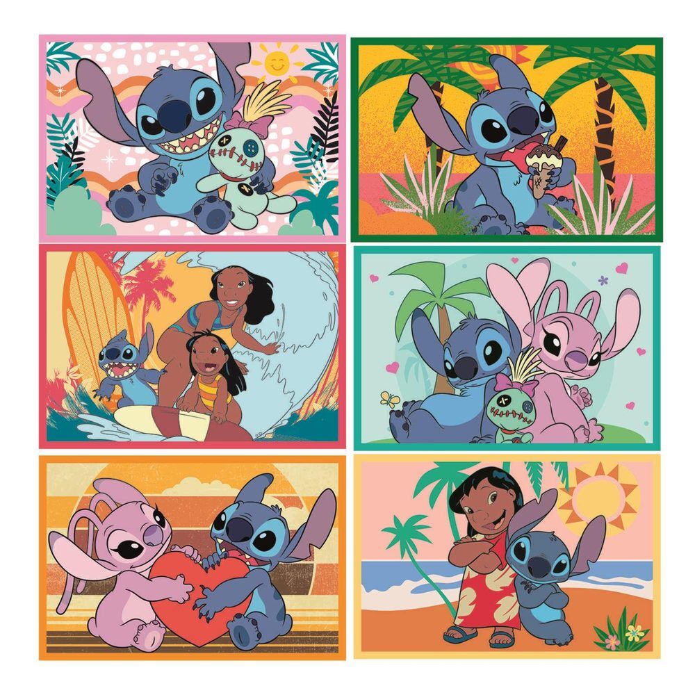 Cubo puzzle Disney Stitch da 6 pezzi