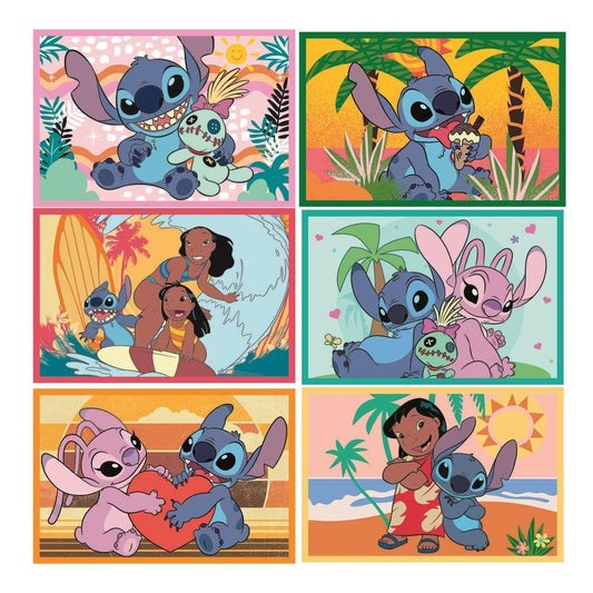 Disney Stitch cube puzzle 6pcs