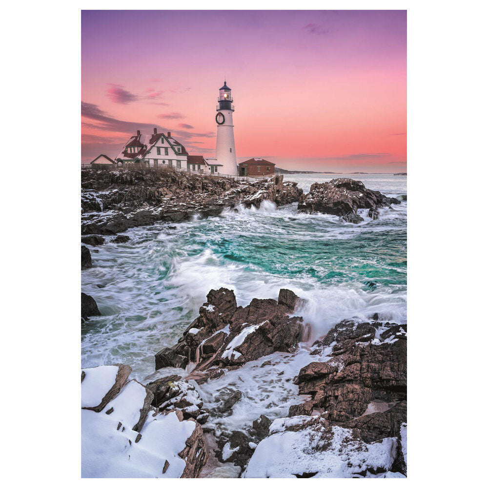 Puzzle "Prima neve a Portland Head" (1000 pezzi)