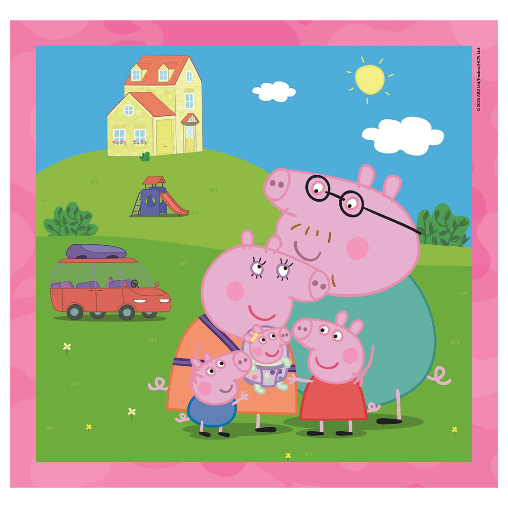 Peppa Pig Puzzle 3x48pcs
