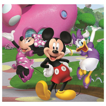Puzzle della casa di Topolino Disney (3x48 pezzi)