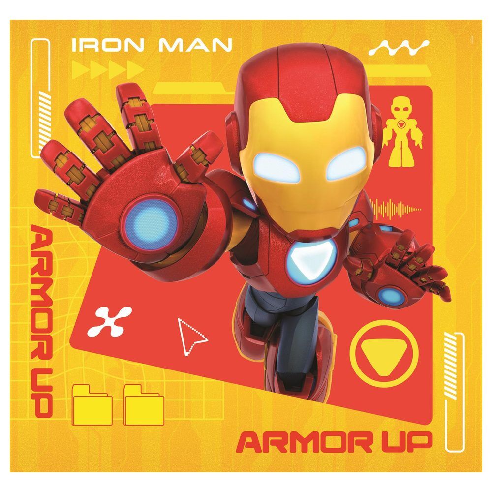Rompecabezas cuadrado Iron Man y su increíble Marvel 3x48 piezas