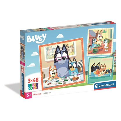 bluey puzzle 3x48pcs