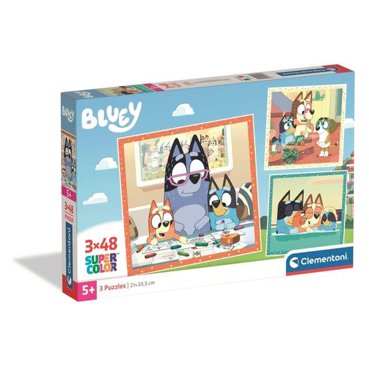 bluey puzzle 3x48pcs