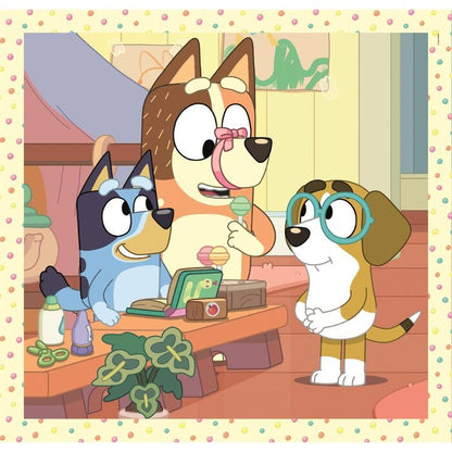 Quebra-cabeça Bluey 3x48 peças