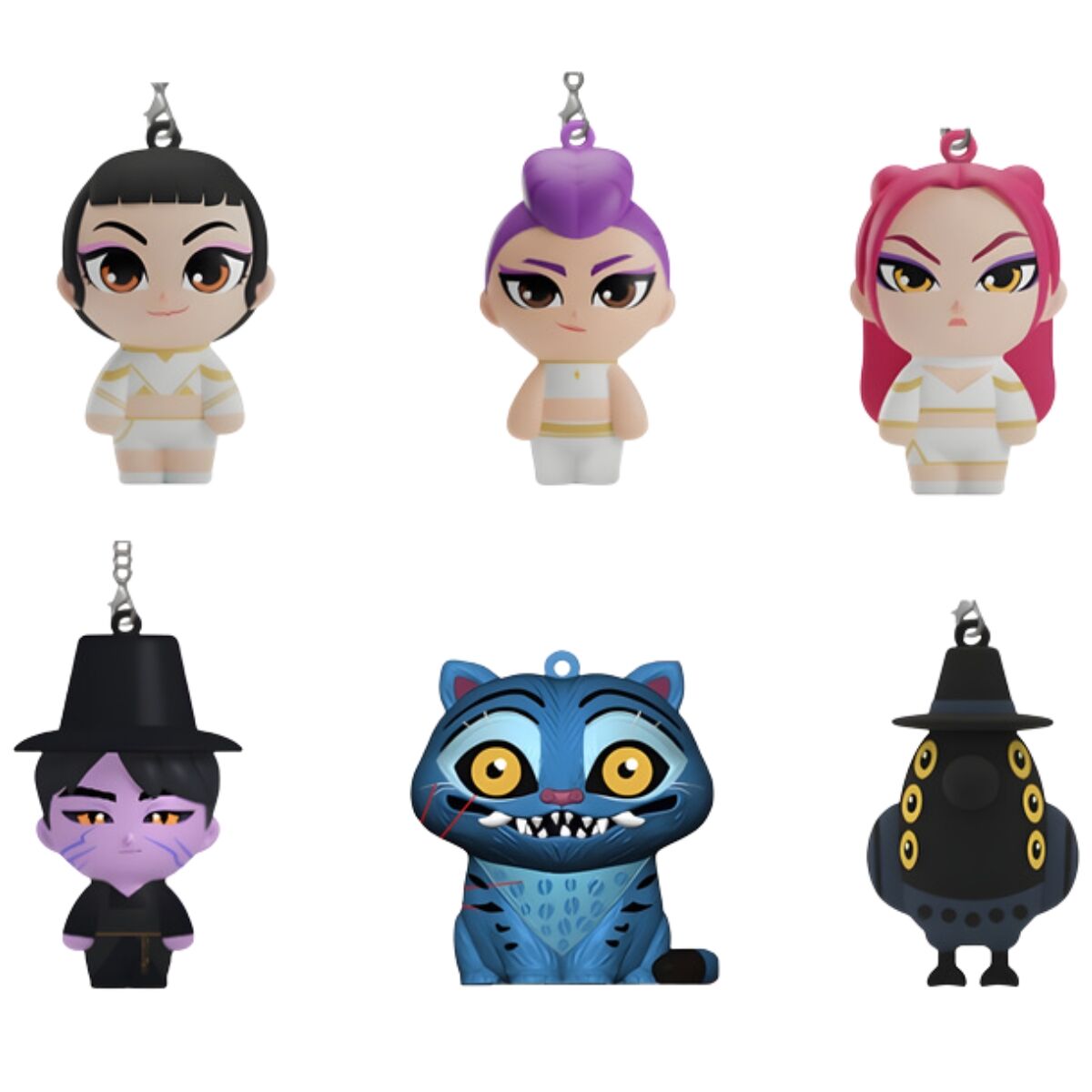kpop demon hunters series 1 surprise figure keychain (assorted)