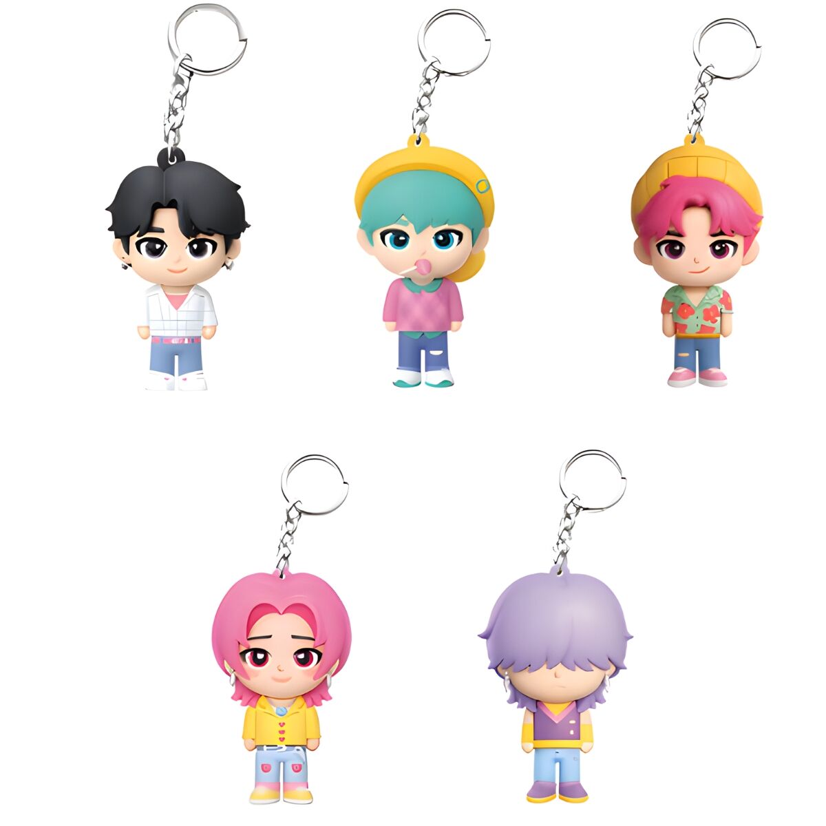 kpop demon hunters series 2 surprise figure keychain assorted