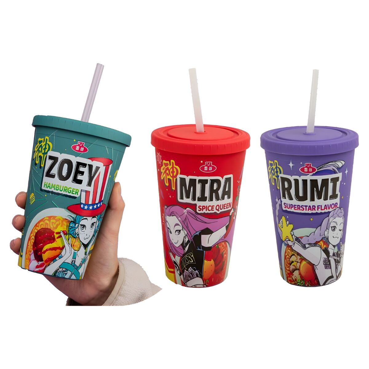 demon hunters kpop assorted cup