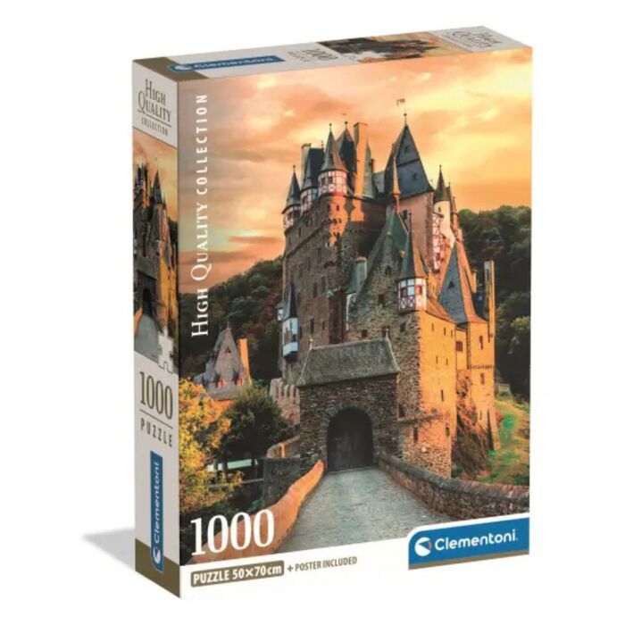 puzzle golden hour at eltz castle 1000 pieces