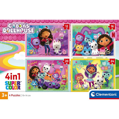 Gabby's Dollhouse Puzzle 12-16-20-24pcs