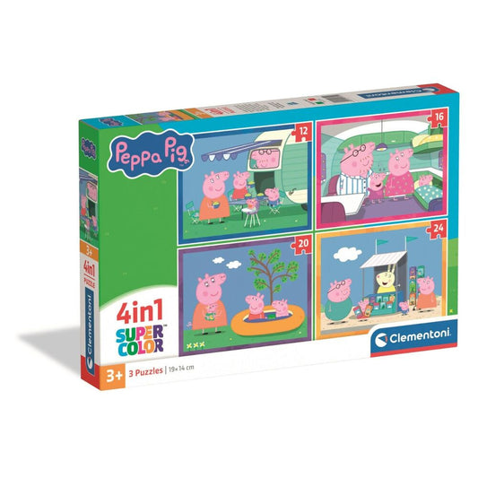 peppa pig puzzle 12 16 20 24pcs