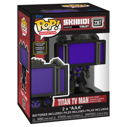pop sfx figure skibidi toilet titan tv man
