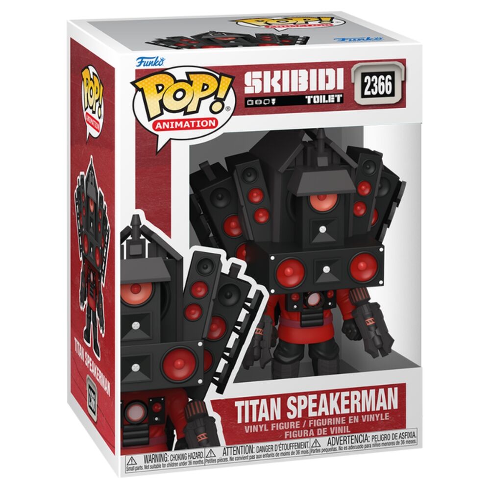 skibidi toilet titan speakerman pop figure