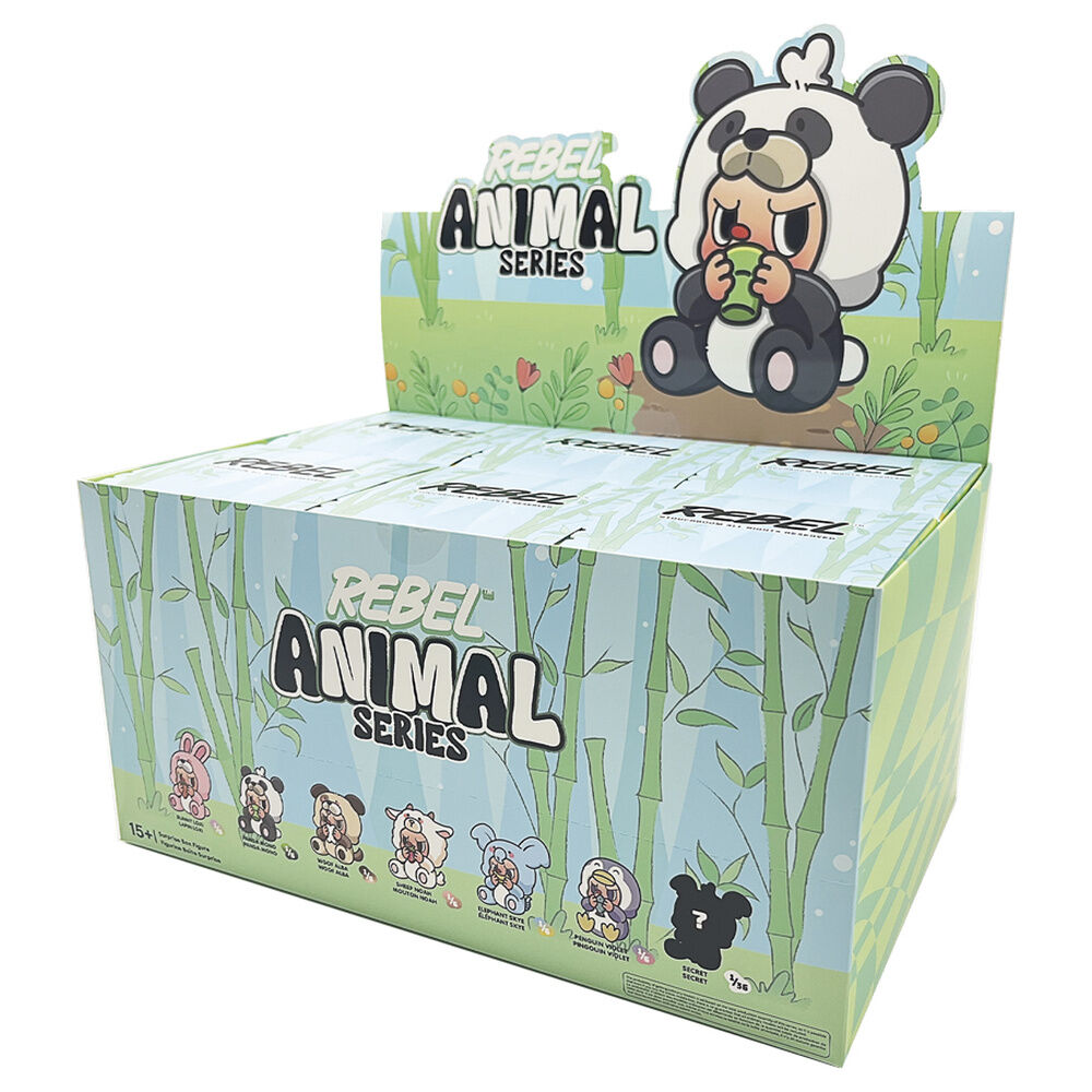 rebel bears animal series plush 15cm assorted