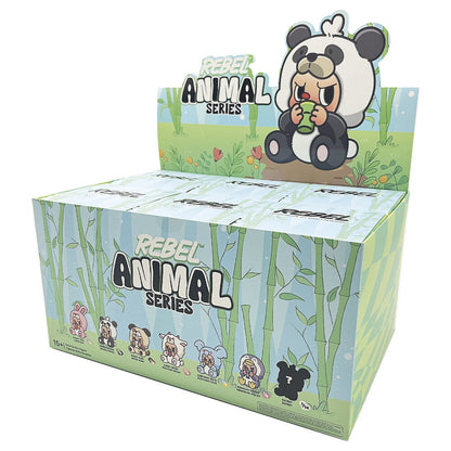 rebel bears animal series plush 15cm assorted