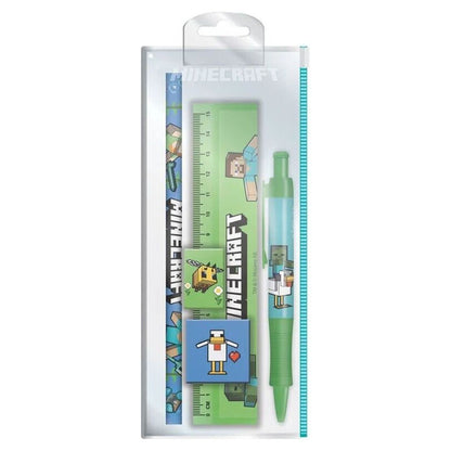 Conjunto de papelaria Minecraft