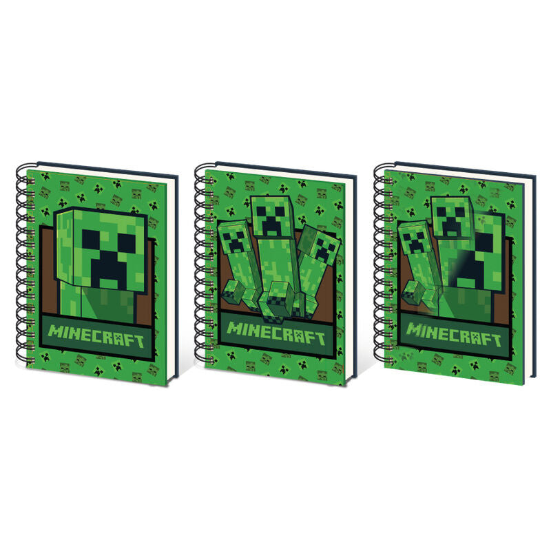a5 3d minecraft notebook assorted