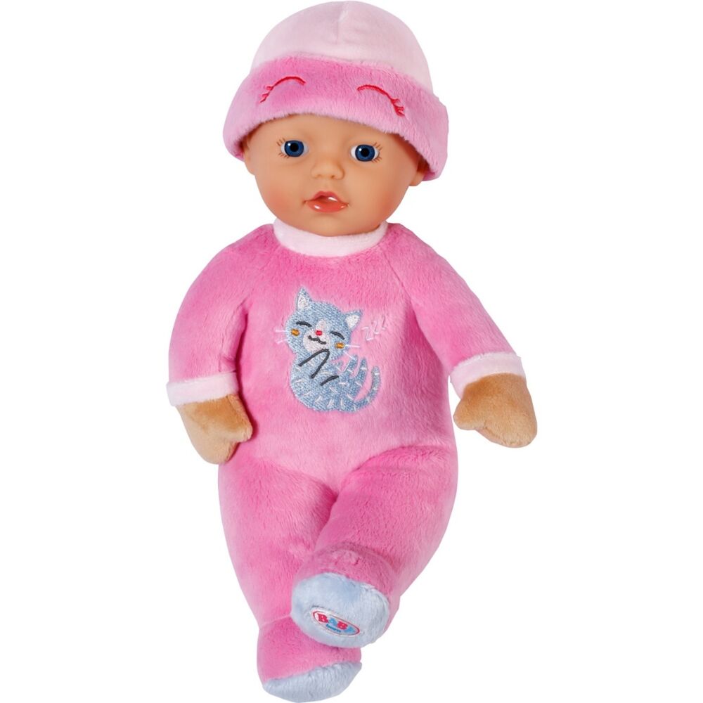 baby born pink sleeping doll 30cm