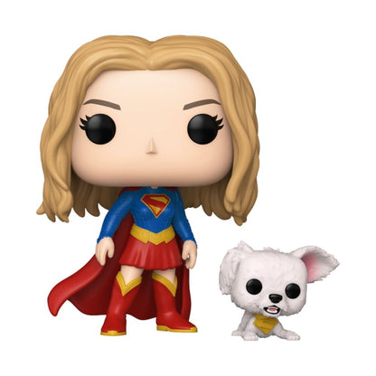 POP Figur DC Comics Supergirl Buddy Supergirl mit Welpe Krypto