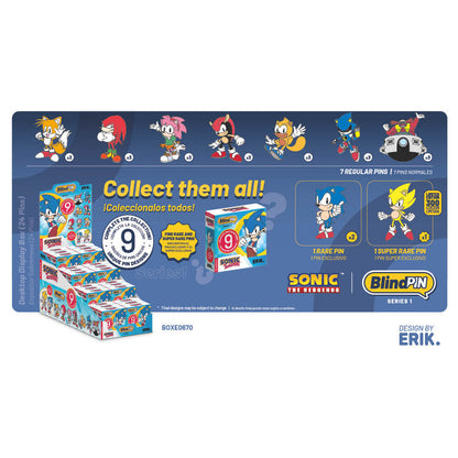 mystery collectible sonic the hedgehog pin: blindpin