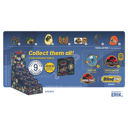 mystery collectible jurassic park blindpin pin