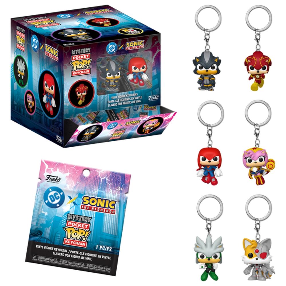 pocket pop mystery sonic the hedgehog keychain assorted