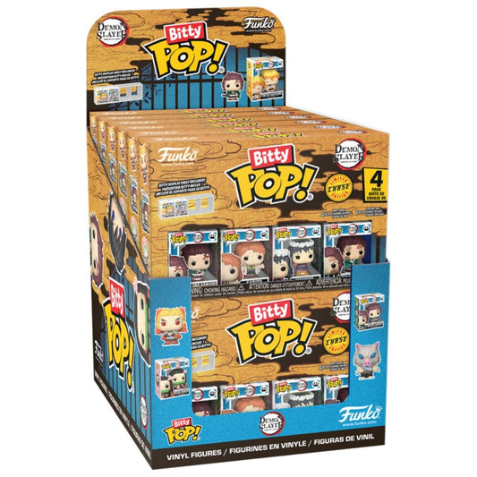 blister pack of 4 bitty pop demon slayer figures (assorted)