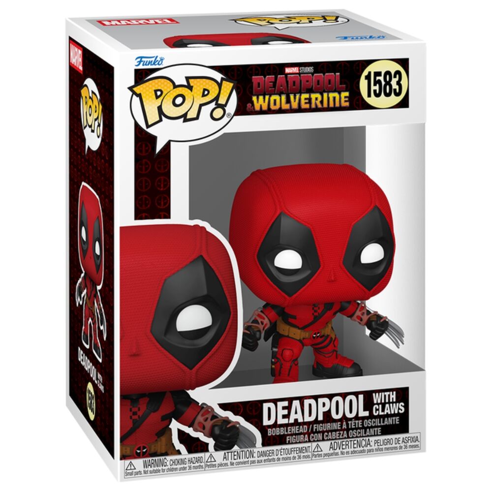 pop figure marvel deadpool 3 series 4 deadpool with claws