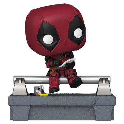 Deadpool Deluxe POP Figur: Deadpool auf der Brücke