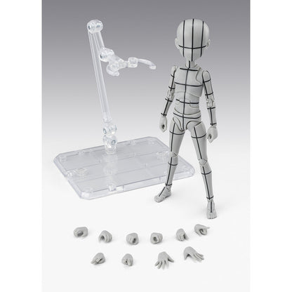 figure sh figuarts body kun ken sugimori edition wireframe gray color ver body series 13cm