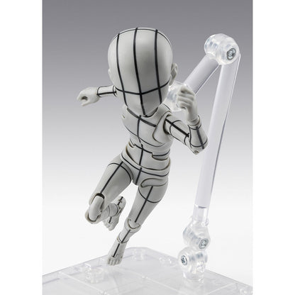 Figure S.H. Figuarts Body Kun Ken Sugimori Edition Wireframe Gray Color Ver. Body Series 13cm