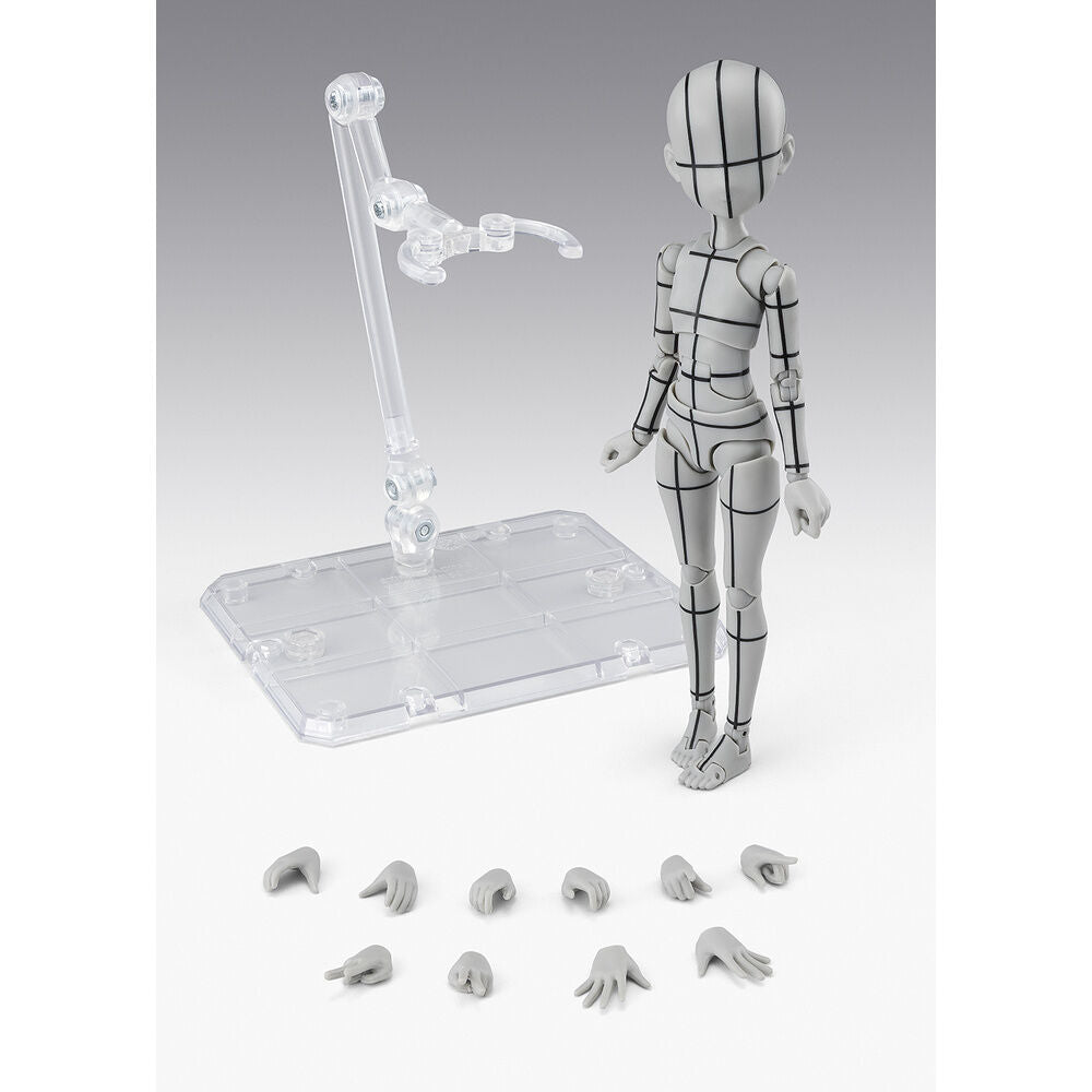figure sh figuarts body chan ken sugimori edition wireframe gray color ver body series 13cm