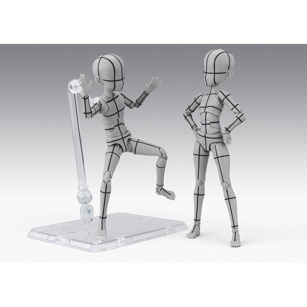 S H  Figuarts Figur  Körper Chan Ken Sugimori Edition  Drahtgittermodell  graue Farbversion  13 cm