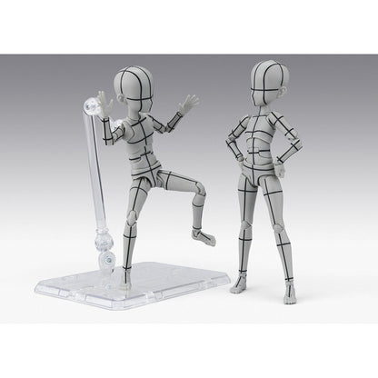 S H  Figuarts Figur  Körper Chan Ken Sugimori Edition  Drahtgittermodell  graue Farbversion  13 cm