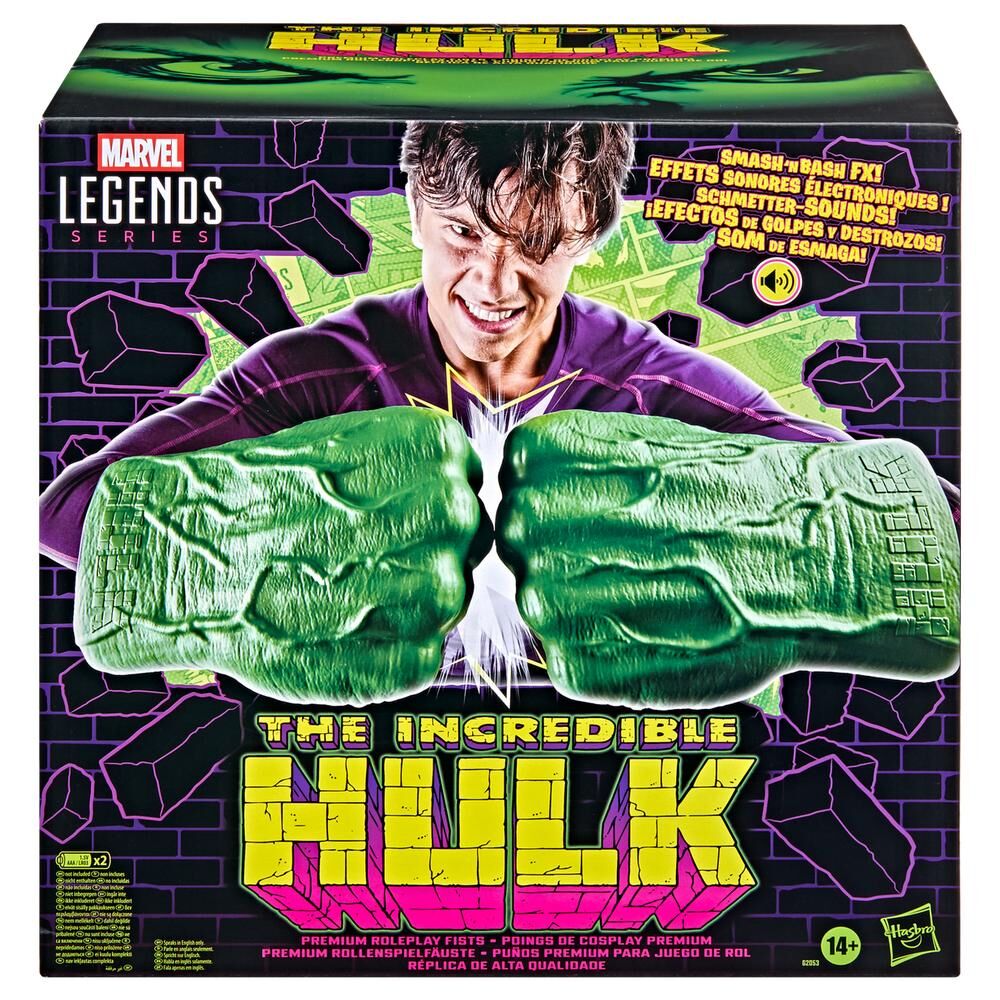 Premium Fäuste aus der Marvel Legends Serie „Der unglaubliche Hulk“