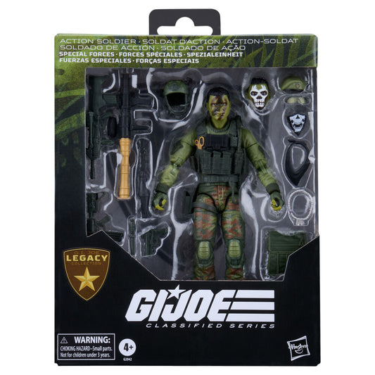 Action figure da 15 cm della serie G I Joe Classified Collection modello Stock Soldier