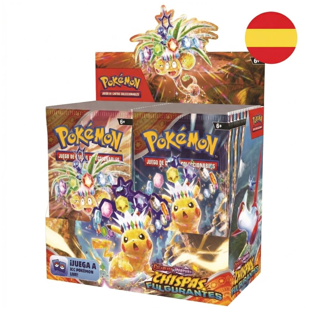sparkling sparks pokemon spanish cards