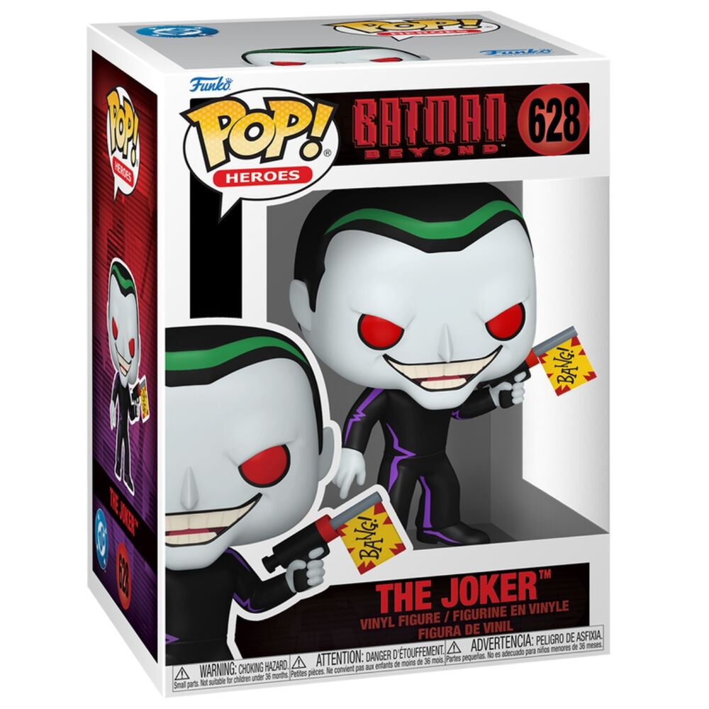 pop figure dc comics batman beyond batman the joker with gun