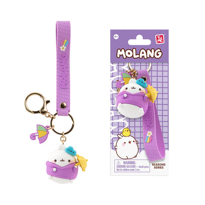 Assortiment de porte clés figurines Météo Molang