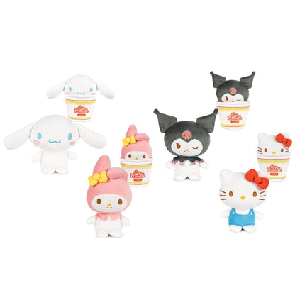 Peluche de Cup Noodles Hello Kitty y sus amigos 16 cm surtido