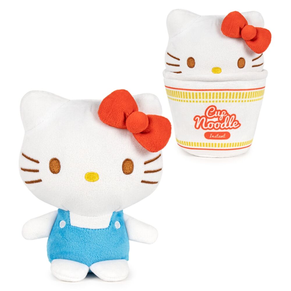 Peluche de Cup Noodles Hello Kitty y sus amigos 16 cm surtido