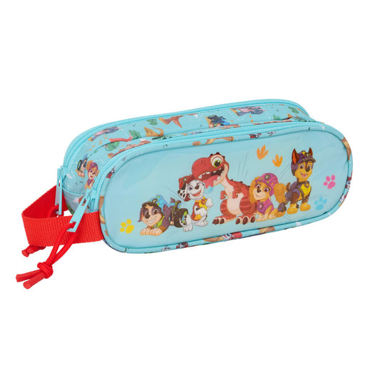 dino rescue paw patrol double pencil case
