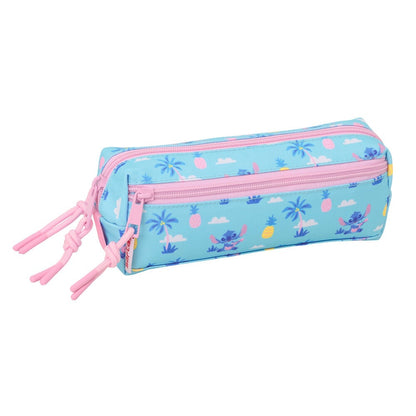 Waves Stitch Disney triple pencil case