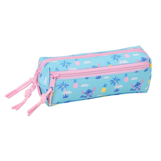 Waves Stitch Disney triple pencil case