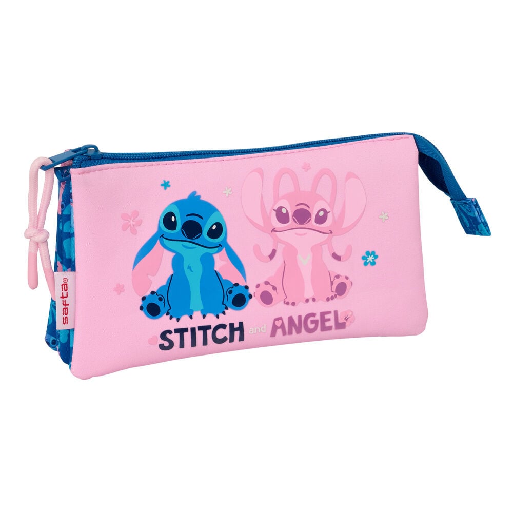 Angel & Stitch Disney triple pencil case