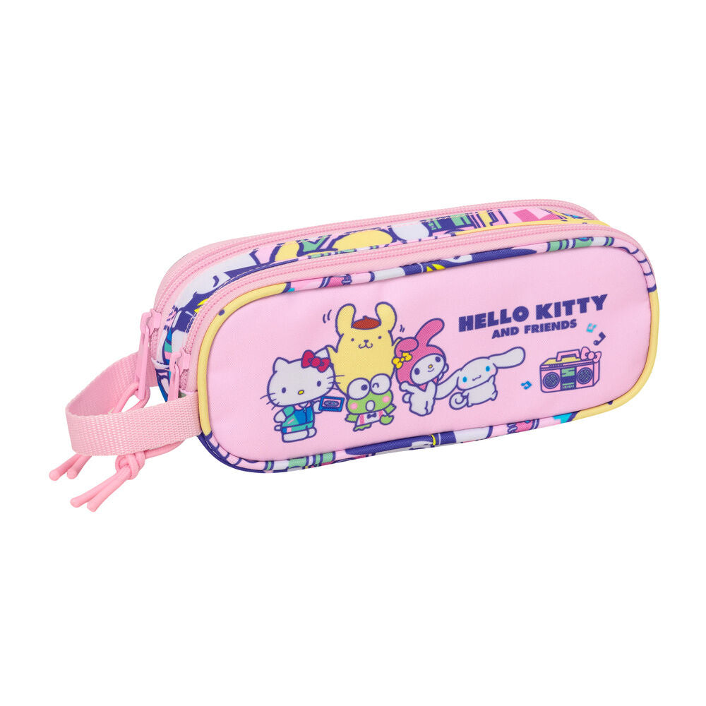 hello kitty & friends double pencil case