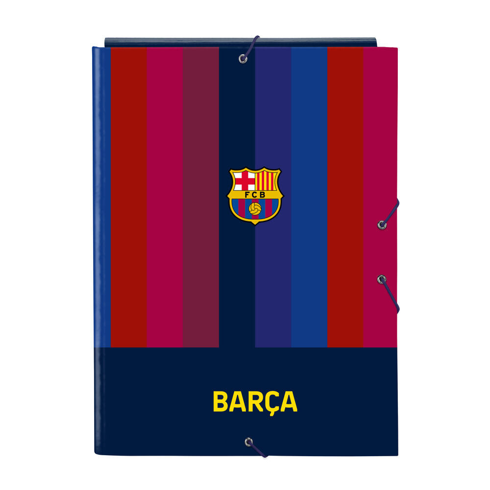 a4 flap folder fc barcelona 26 27