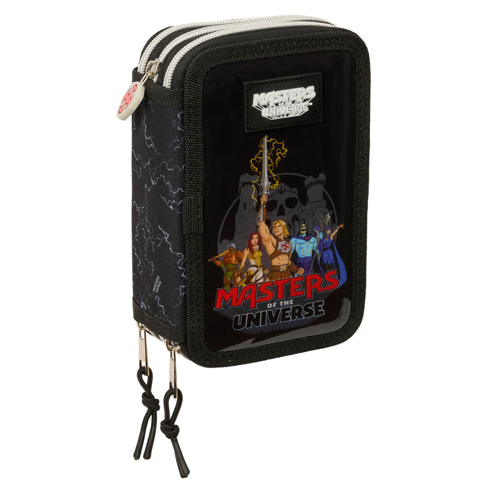 masters of the universe triple pencil case 37pcs